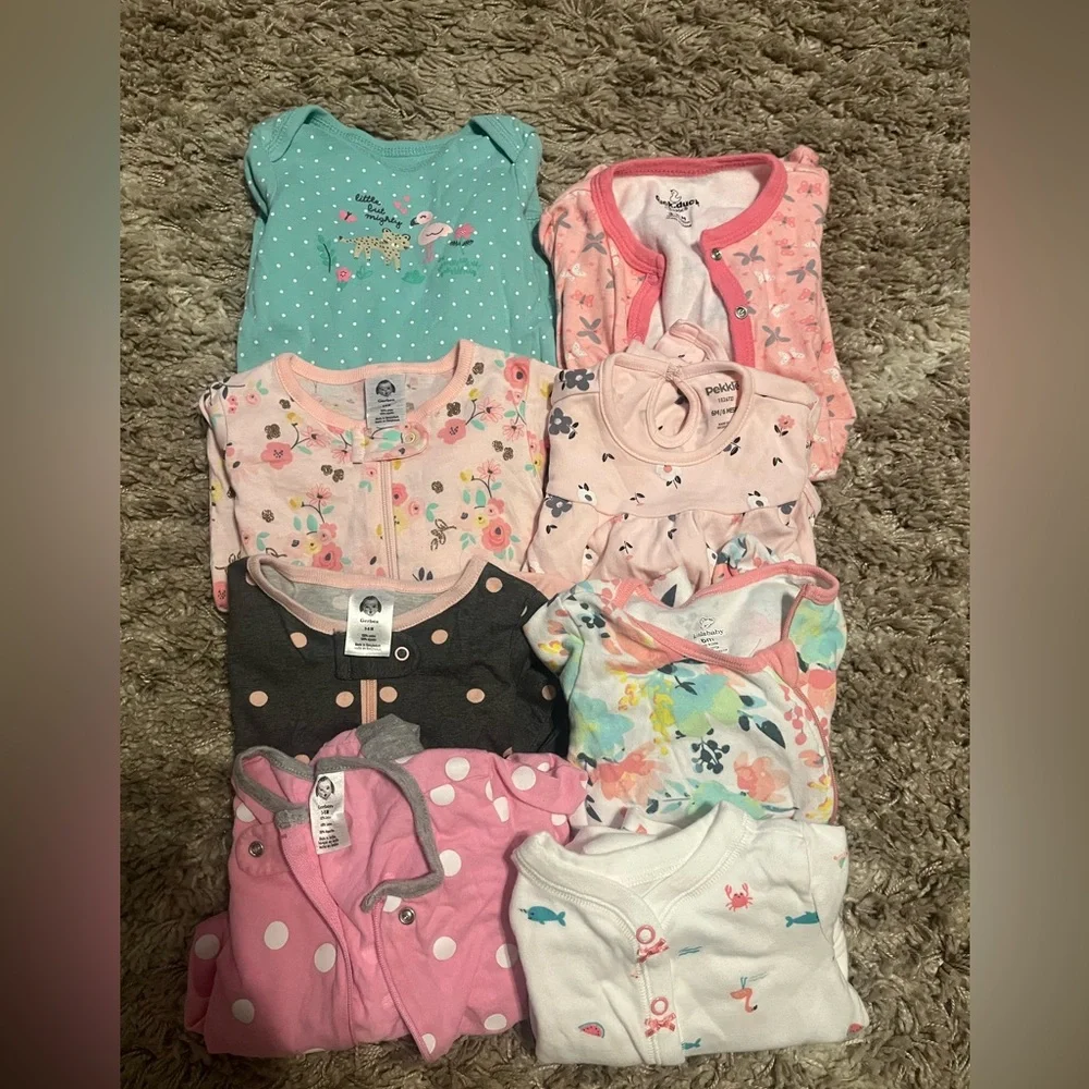 NWOT Girl onesies - Picture 1 of 3